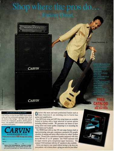 Carvin amps james - carvin, jamerson