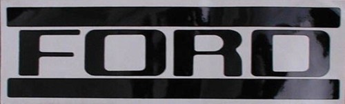 Black tailgate letter - letter, decal
