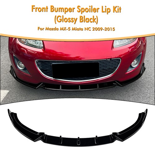 Car front bumper spoiler lip - front,