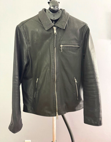 Men allsaints black biker - men's,