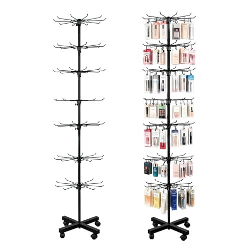 Tier rotating display rack - rotating,