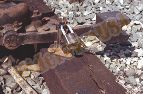 Vtg 1988 train slide railroad - slide,