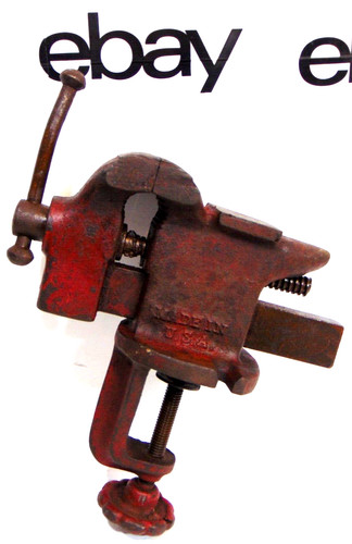 Vintage bench vise anvil combo - bench,