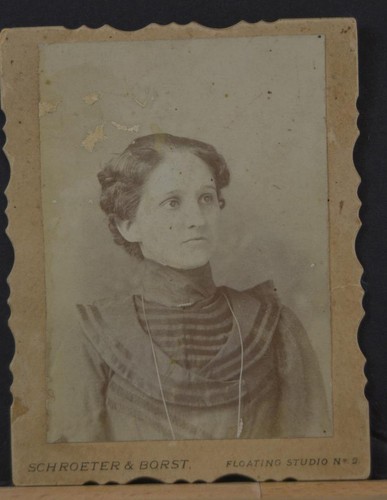 Antique cdv photo young - antique,