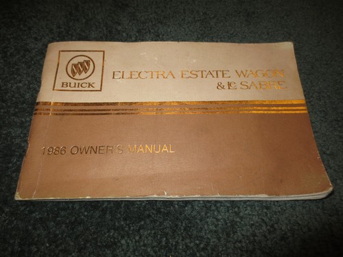 Original factory 1986 buick - original,