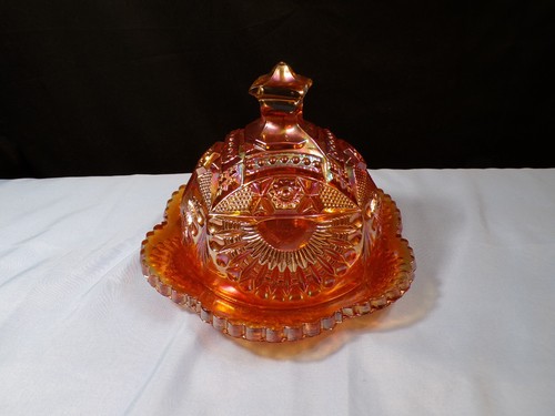 Glass marigold carnival - glass,