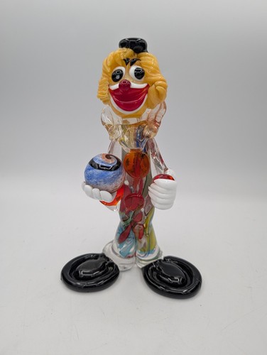Vtg murano art - murano, clown