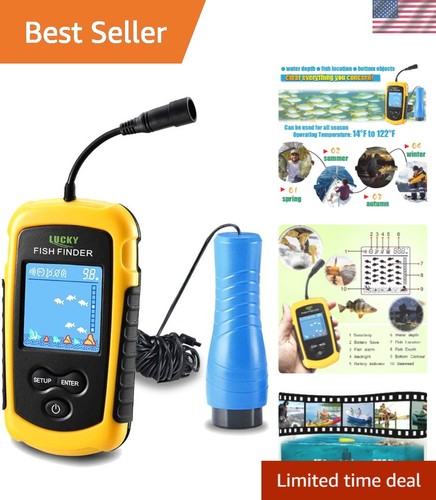 Portable lcd fish depth finder - portable,