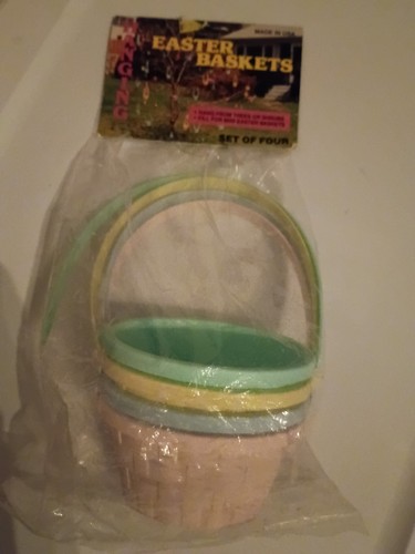 New vintage pastel plastic - new,