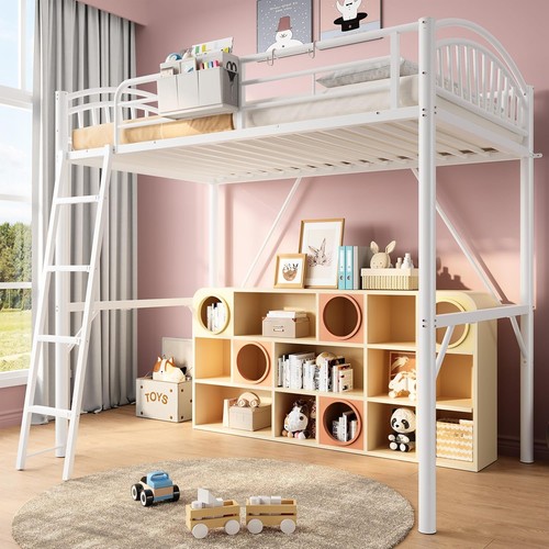 Loft bed white twin - loft,