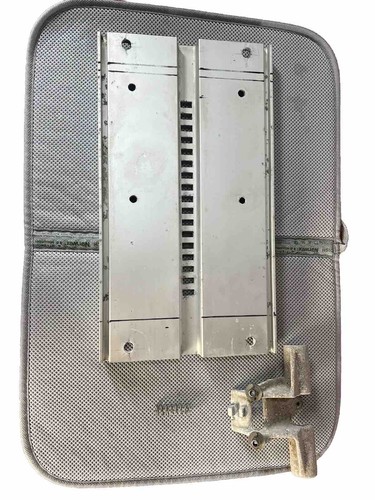 Aluminum helm chair adjustor - aluminum,