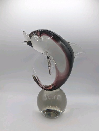 Vtg murano dolphin ball - vtg,