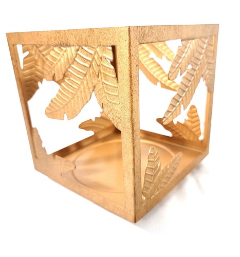 New partylite gold - gold, square