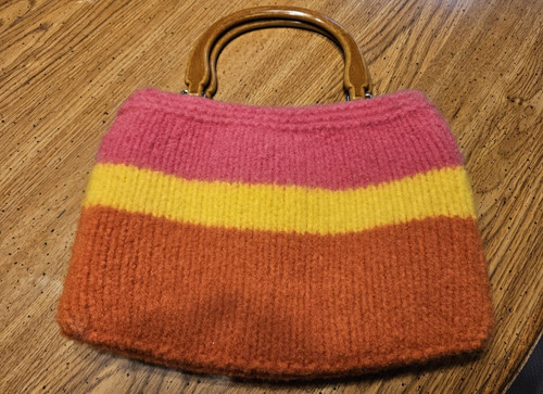 Heavy hand knitted - knitted, colorful