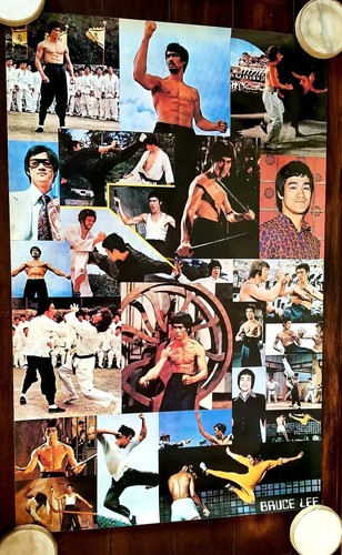 Bruce lee collage mint - collage,