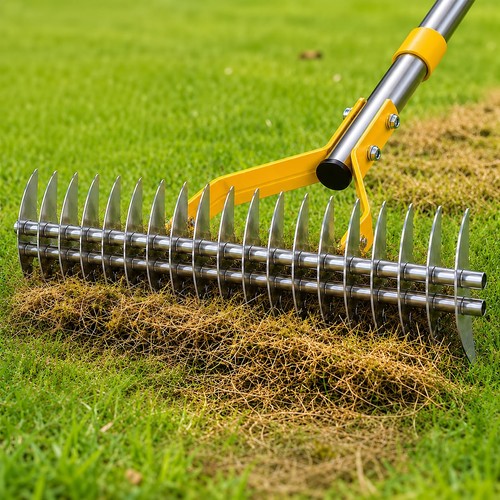 Thatch rake for lawns 15 - thatch,