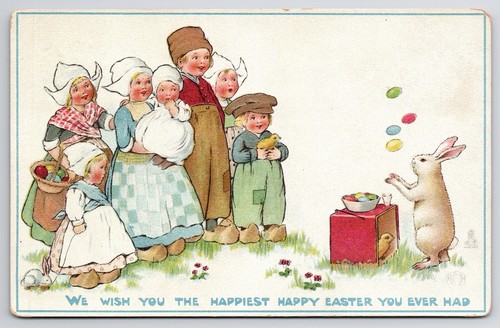 C1910 tuck easter postcard - tuck's,