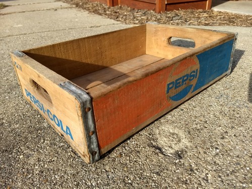 Vintage pepsi crate - crate, pepsi-cola