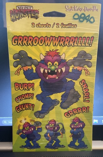 2001 pet monster stickers - 2001,