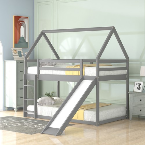 Twin size bunk house - bed, with