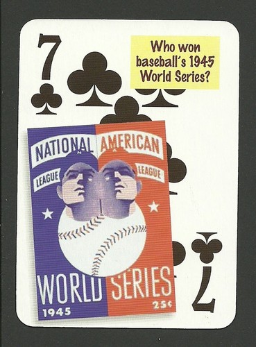 Baseball world series 1945 - series,