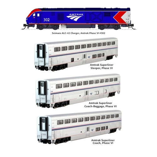 Amtrak alc superliner - amtrak, &