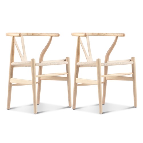 Set wishbone chairs - of,