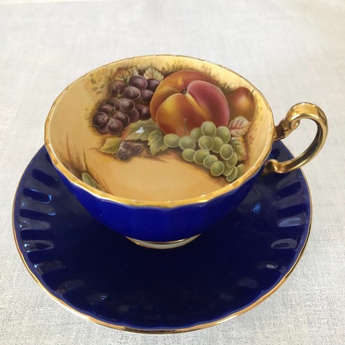 Aynsley cobalt blue - blue, orchard