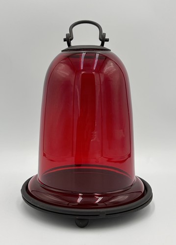 Vintage red glass - red, with