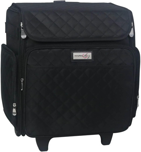 Rolling scrapbook tote - rolling,