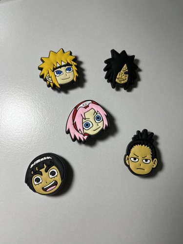 Naruto anime croc charms - 5,