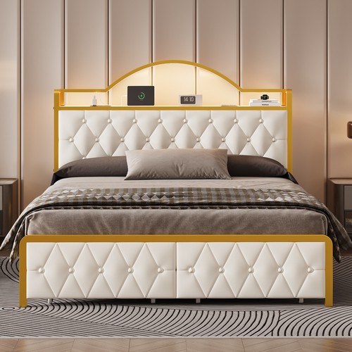 Upholstereded bed frame - upholstereded,