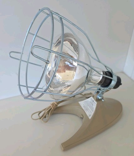 Vtg sun heat lamp - ge,
