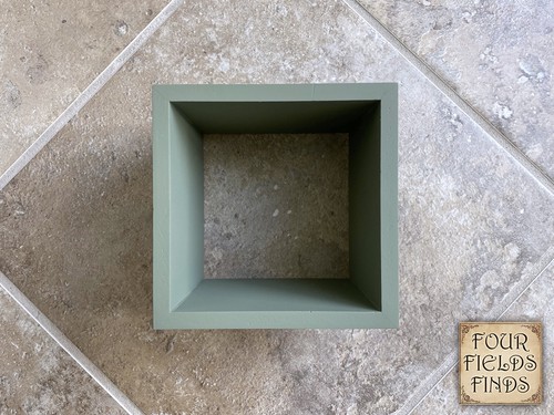 Wood composite wall - cube, shelf