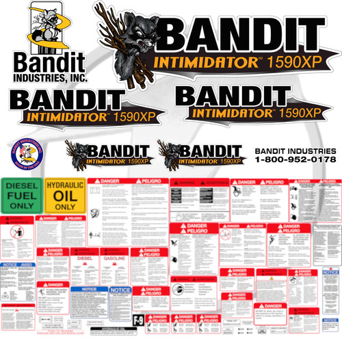 Fits brush bandit wood chipper - bandit,