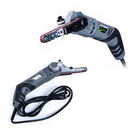 Hand held stepless belt sander - hand-held,