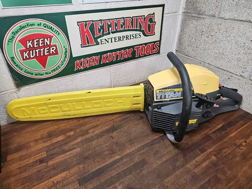 Mcculloch titan chainsaw - titan, 50