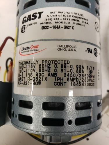 Gast 0532 104a g621x - 0532-104a-g621x, motor