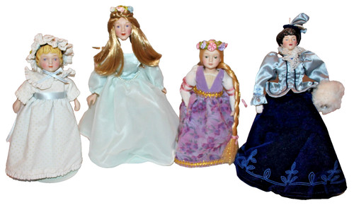 Lot avon collectable dolls - 4,