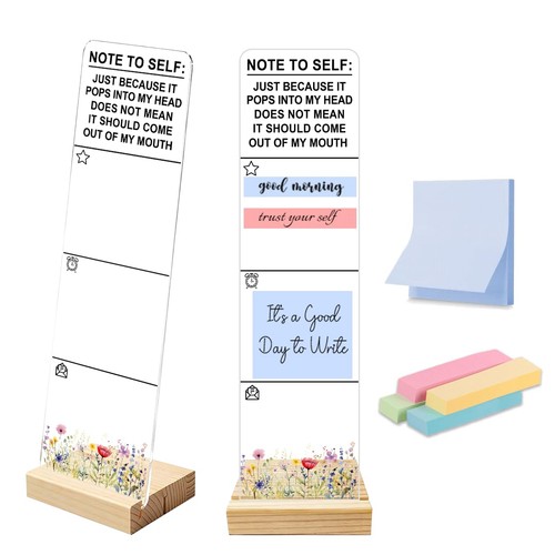 Sticky note holder acrylic - sticky,