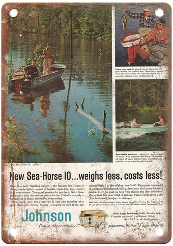 Vintage 1958 johnson - ad,