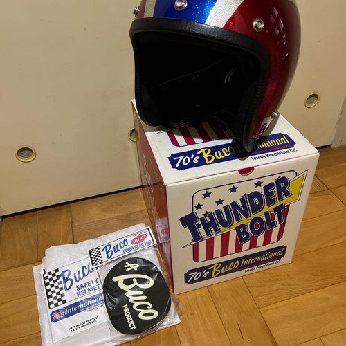 Buco thunder bolt jet helmet - jet,