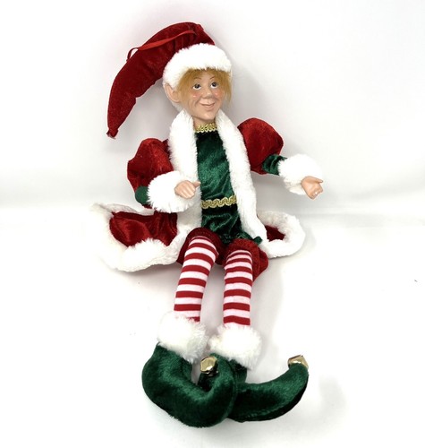 Poseable christmas elf sitter - poseable,