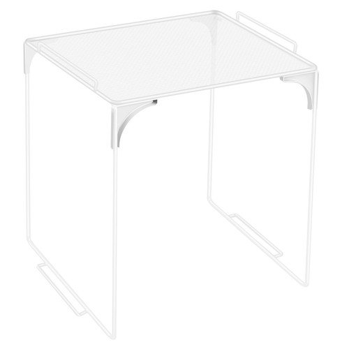 White stackable locker - white,