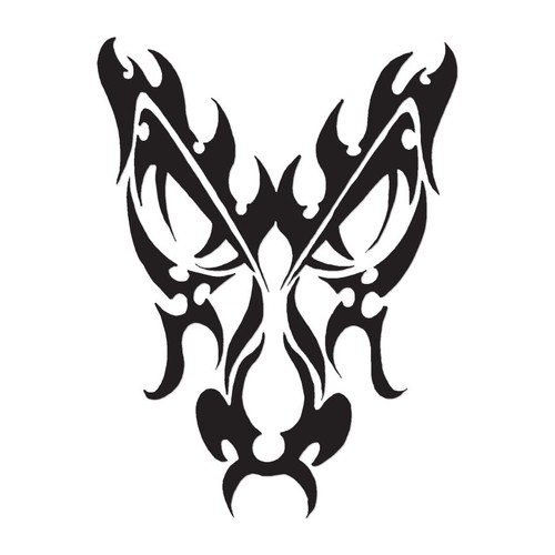 Dragon head tribal - dragon,