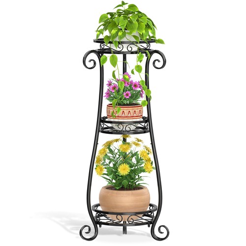 Tiers metal corner plant - 3,