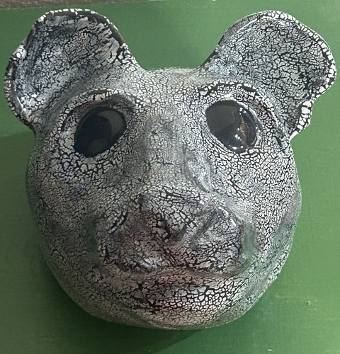Pottery ceramic animal face - pottery,