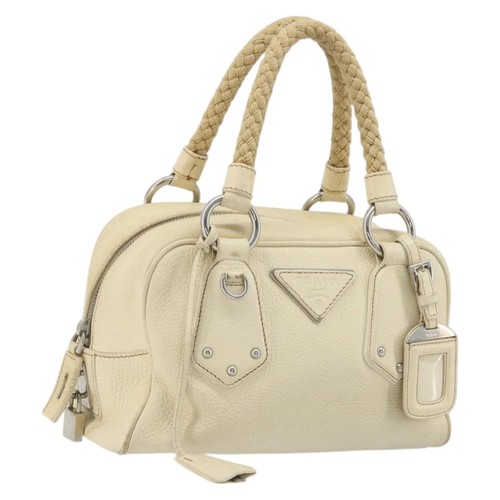 Prada hand bag leather - prada,