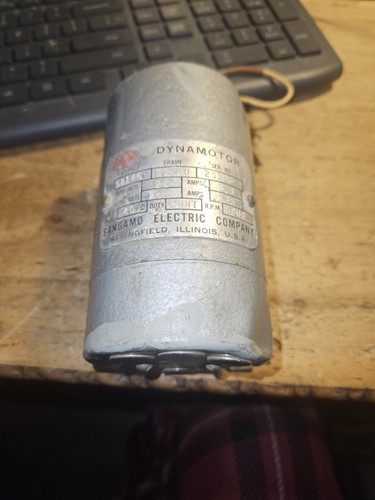 Vintage used sangamo dynamotor - vintage,