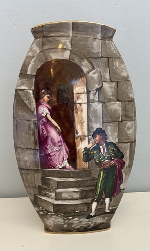 Hand painted art vase - art,